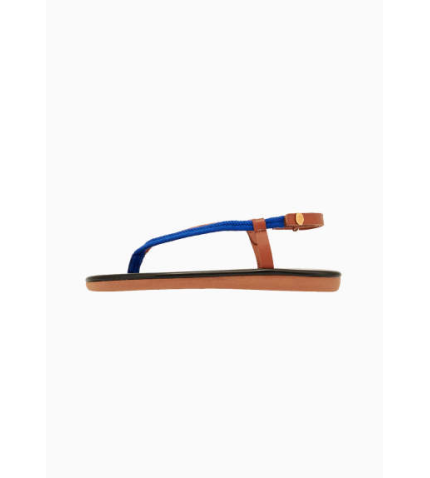 Sandal | Blue/Tan