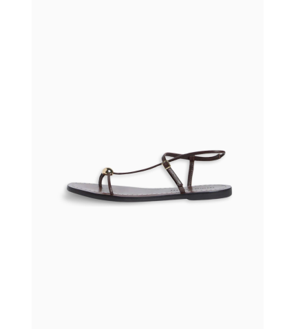 Leather Sandal | Espresso