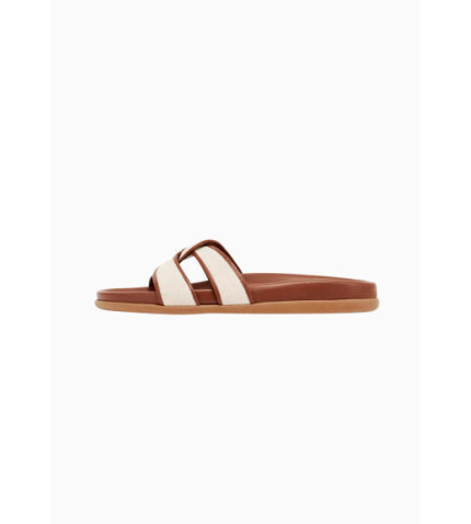 Footbed Sandal | Natural Cotto