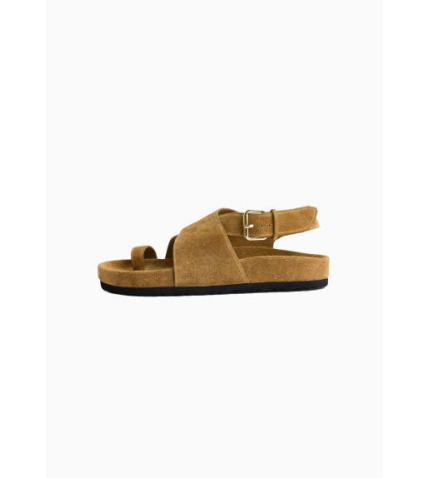 Domani Suede Sandal | Miel